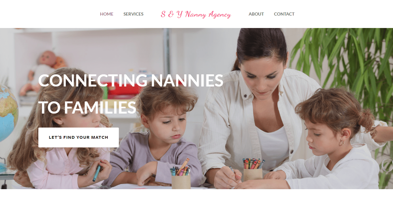 Website Refresh - S&Y Nanny Agency